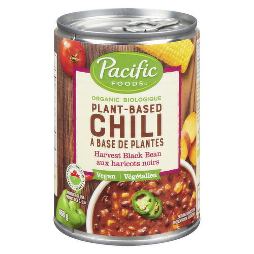 Pacific Foods Organic Harvest Black Bean Chili 468 g