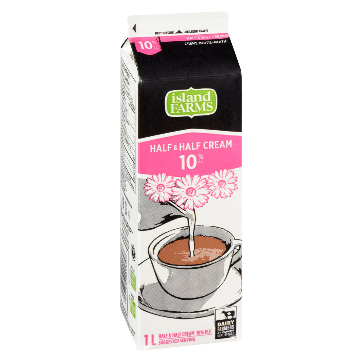 Island Farms Half & Half Cream 10% 1 L