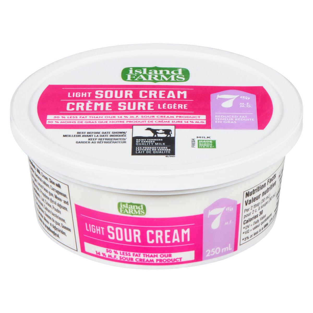 Island Farms Light Sour Cream 7%