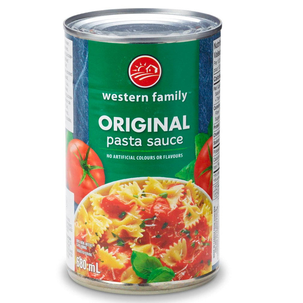 Western Family Original Pasta Sauce — 680 mL