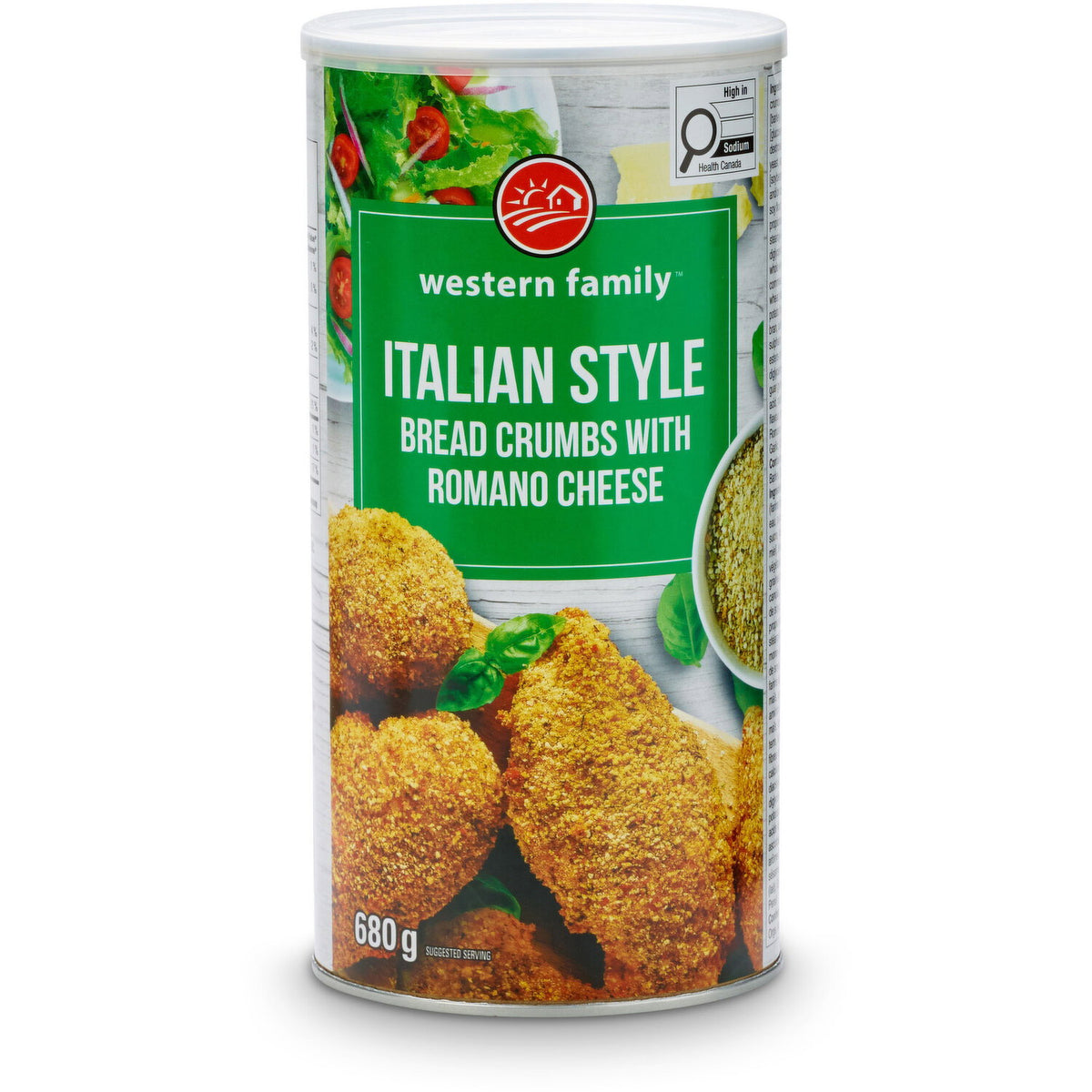 Western Family Italian Style Bread Crumbs with Romano Cheese 680 g