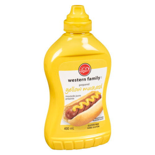 Western Family Yellow Mustard 400 mL