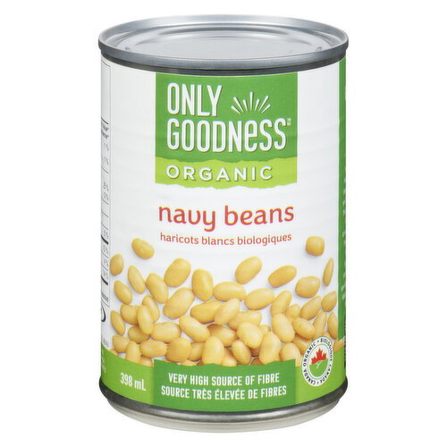 Only Goodness Organic Navy Beans 398 mL