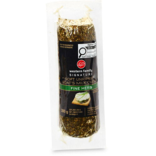 Western Family Fine Herb Goat Cheese 300 g