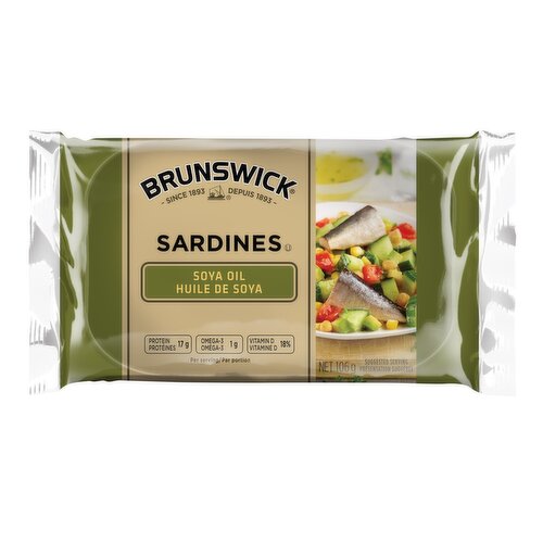 Brunswick Sardines in Soya Oil 106 g