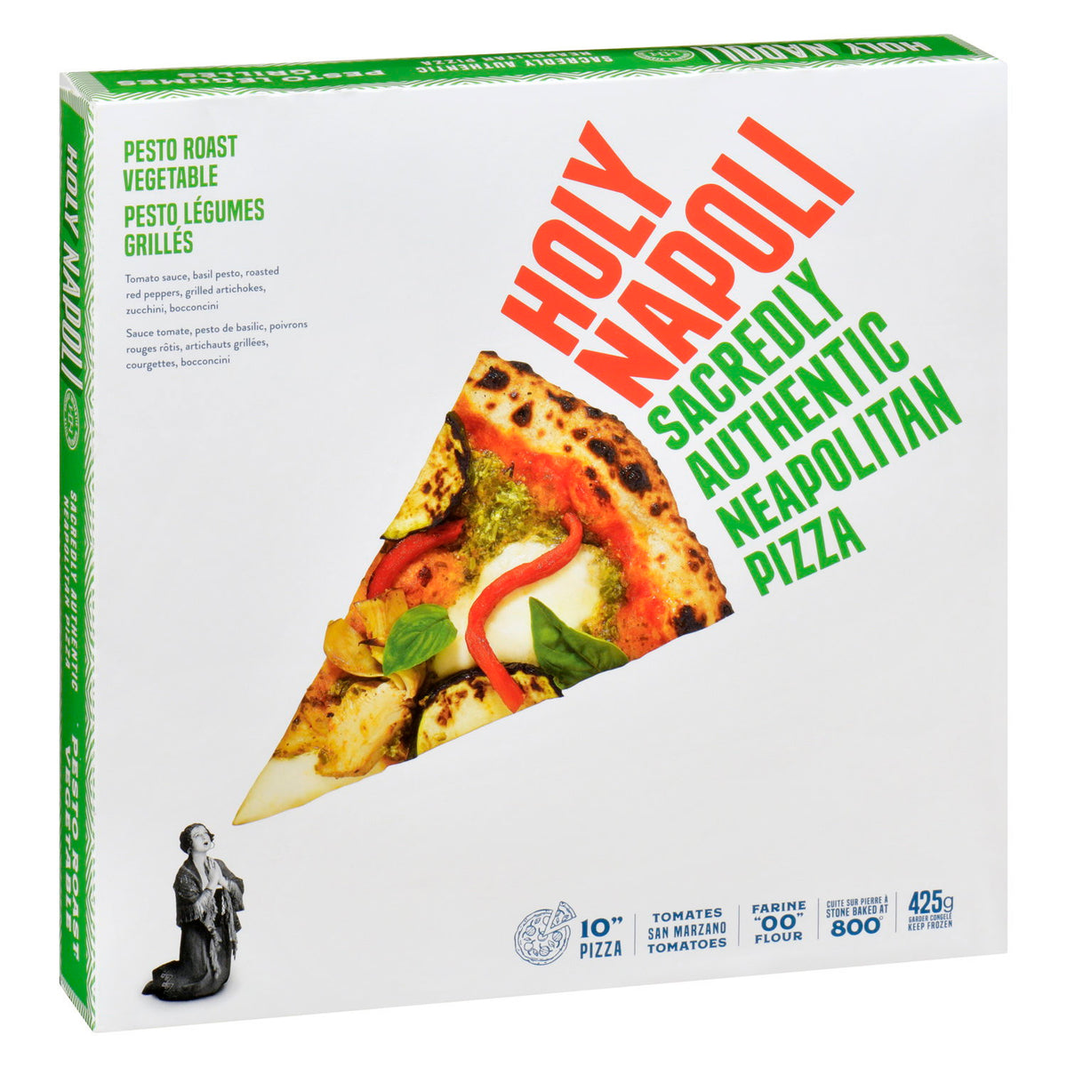 Holy Napoli Pesto Roast Vegetable Neapolitan Pizza 425 g