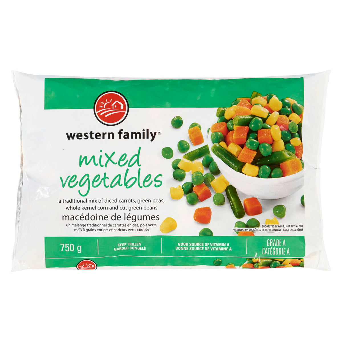 Western Family Mixed Vegetables 750 g