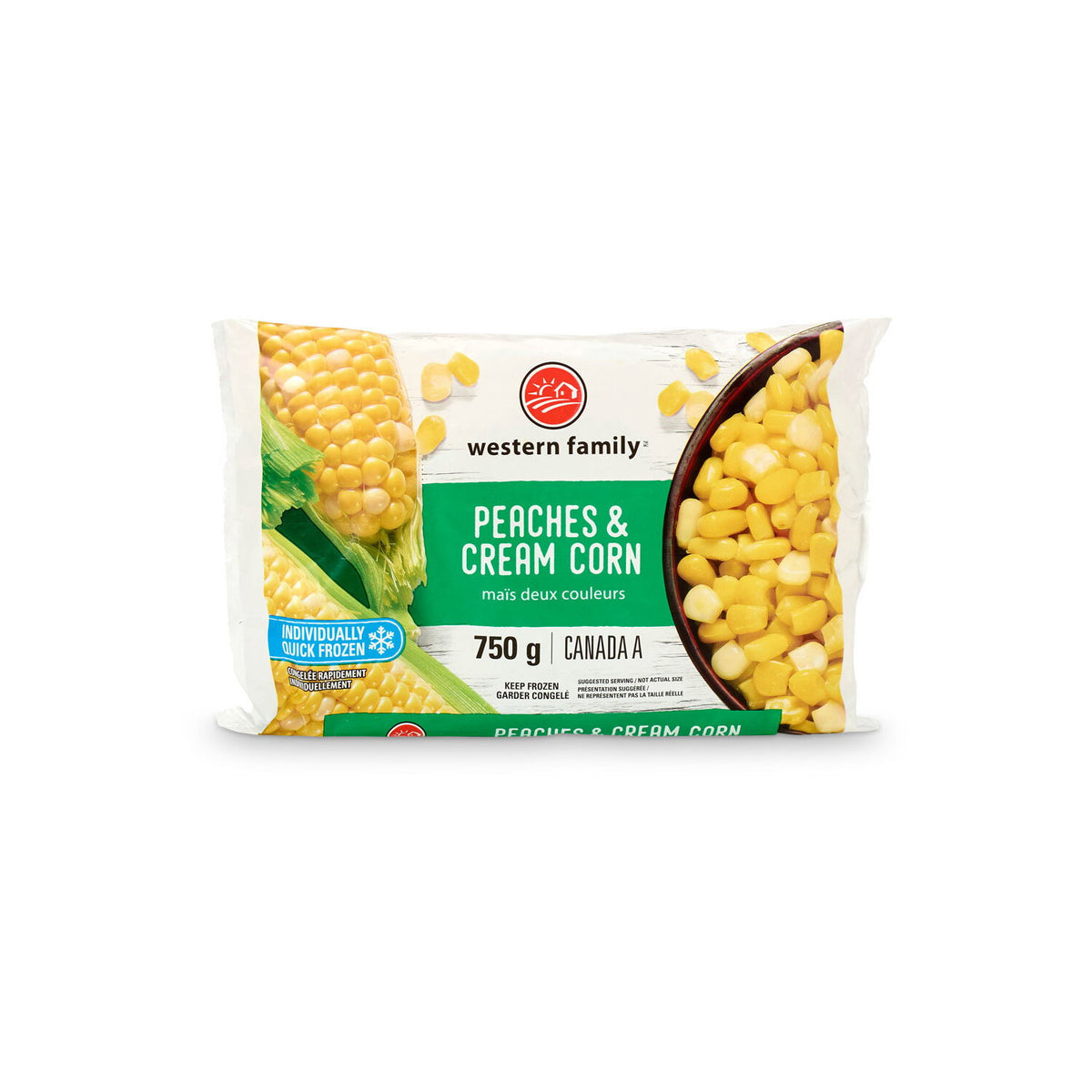 Western Family Peaches & Cream Corn 750 g