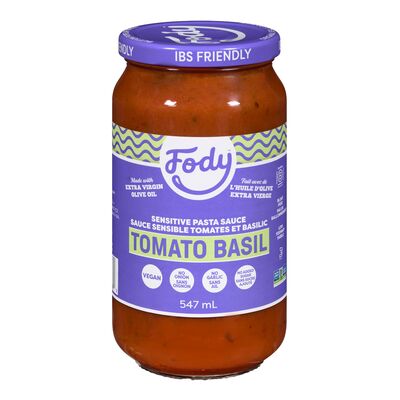 Fody Tomato Basil Pasta Sauce — 547 mL