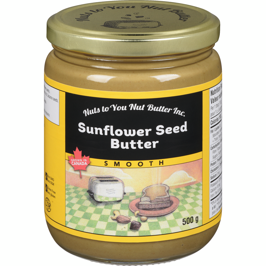 Nuts to You Smooth Sunflower Seed Butter 500 g