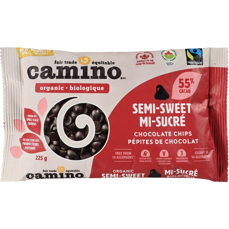 Camino Organic Semi-Sweet Chocolate Chips 225 g
