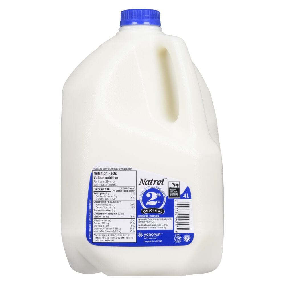 Natrel Original 2% Milk 4 L