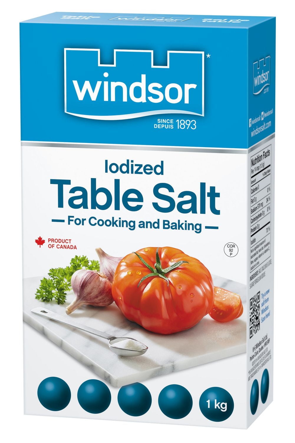 Windsor Iodized Table Salt 1 kg