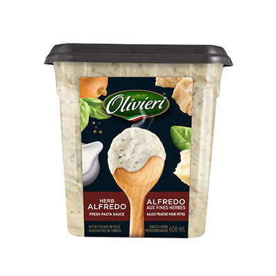 Olivieri Herb Alfredo Sauce — 600 mL