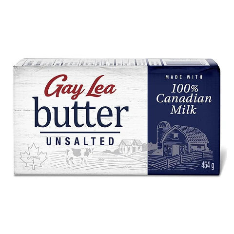 Gay Lea Unsalted Butter 454 g