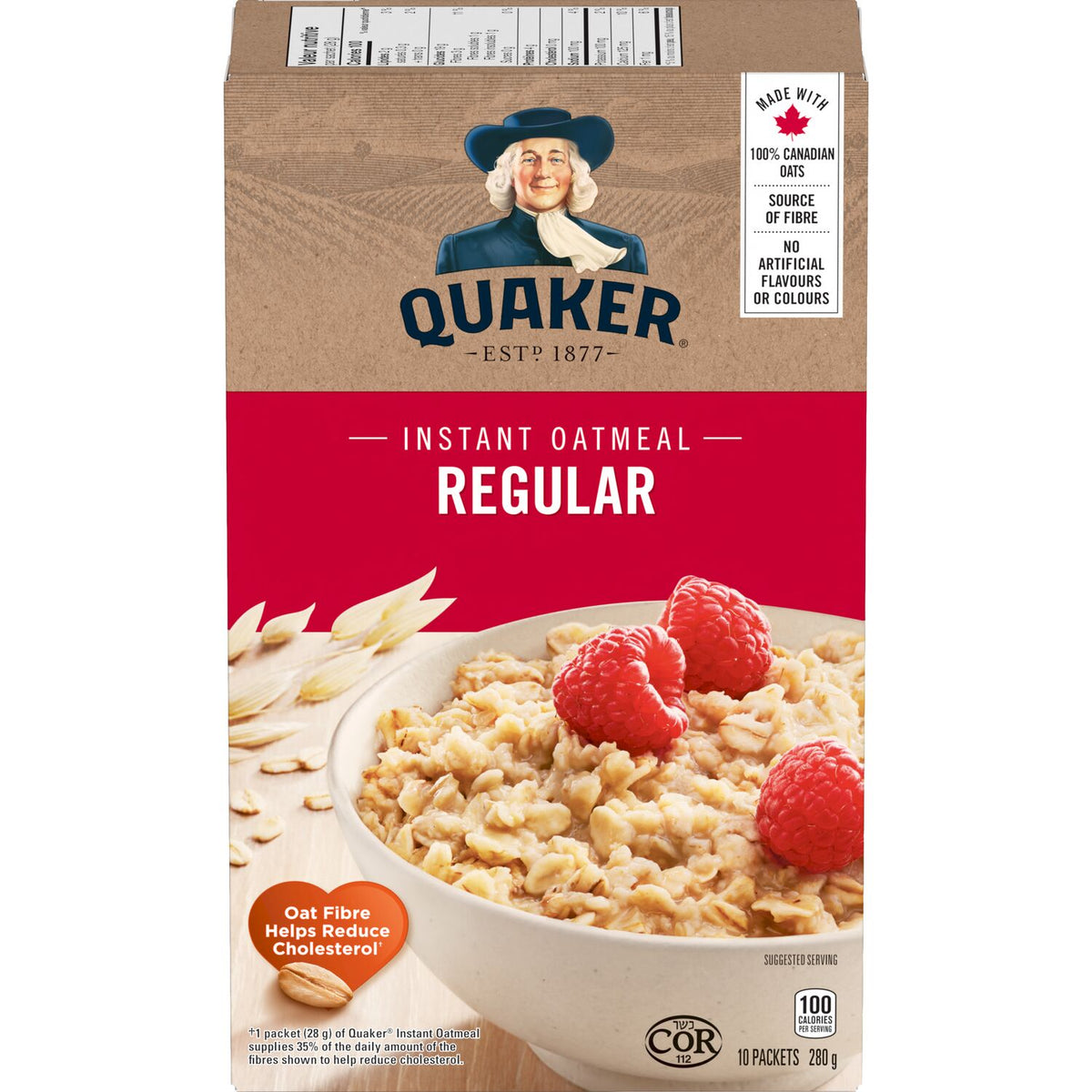 Quaker Regular Instant Oatmeal 10 x 28 g