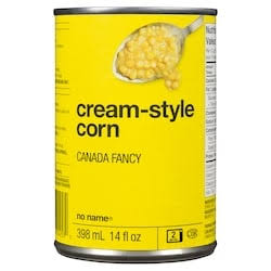 No Name Cream-Style Corn — 398 mL