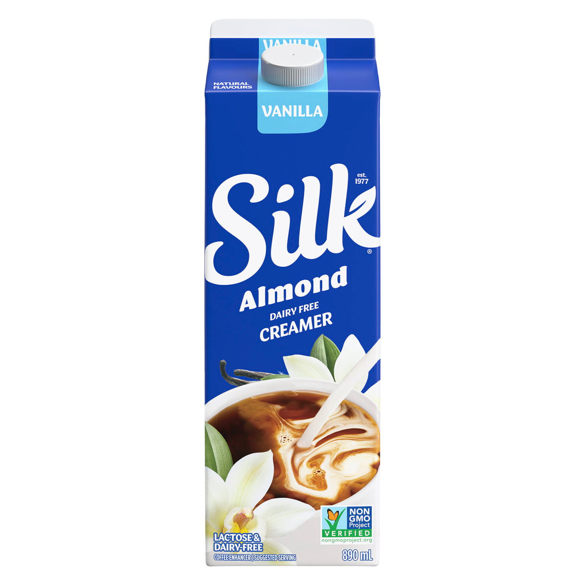 Silk Vanilla Almond Coffee Creamer 890 mL
