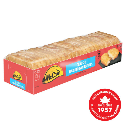 McCain Classic Hash Brown Potato Patties 1.3 kg
