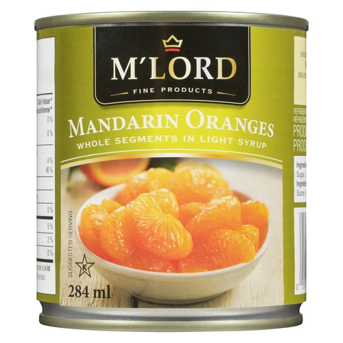 M’Lord Mandarin Oranges in Light Syrup 284 mL