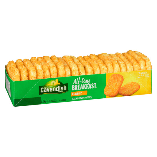 Cavendish Farms Old Fashioned Hash Brown Potato Patties 1.2 kg