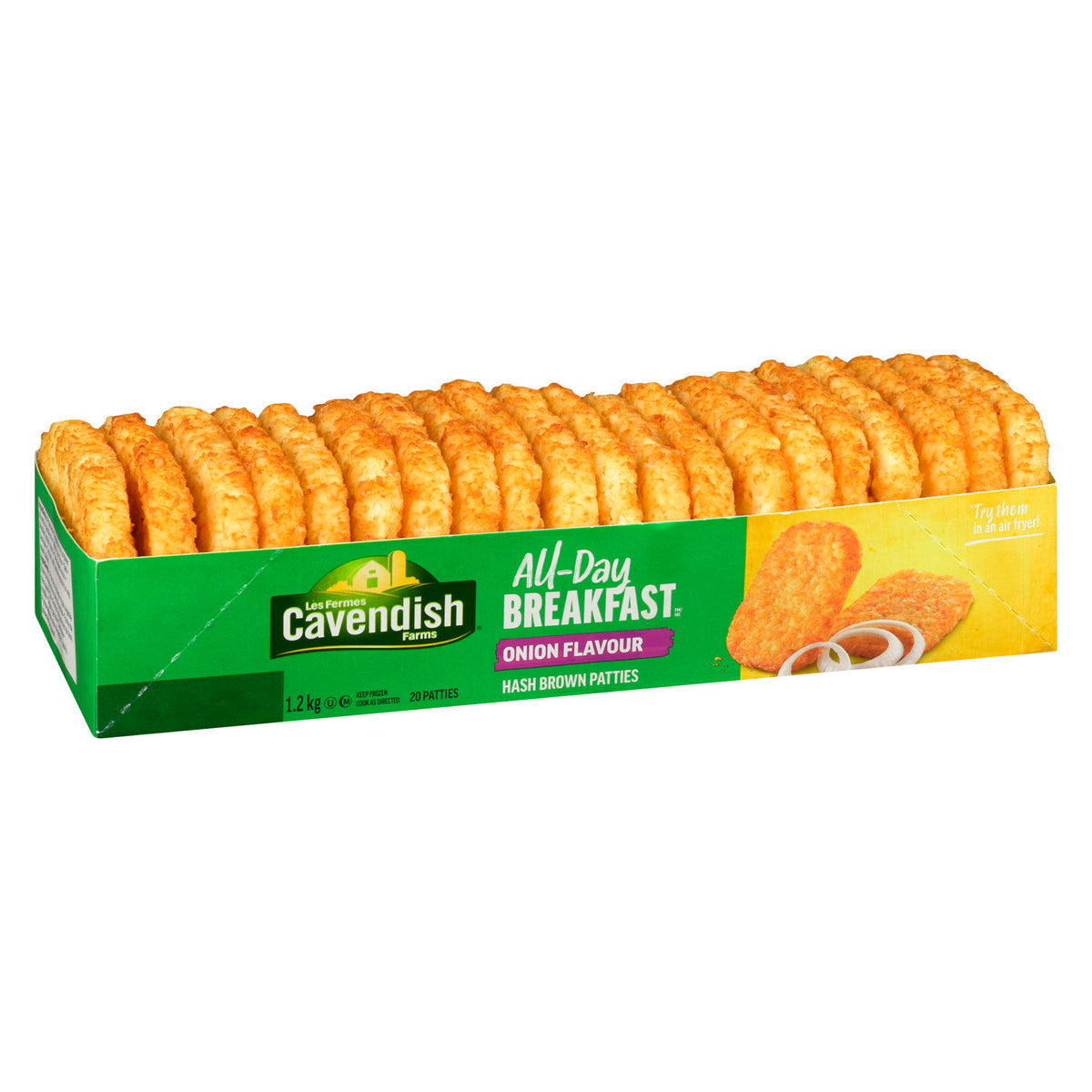 Cavendish Farms Old Fashioned Onion Hash Brown Patties 1.2 kg