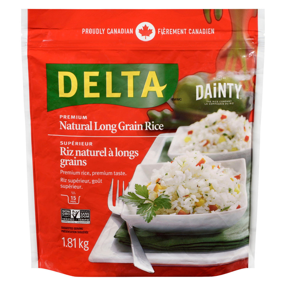 Dainty Delta Premium Long Grain Rice 1.81 kg