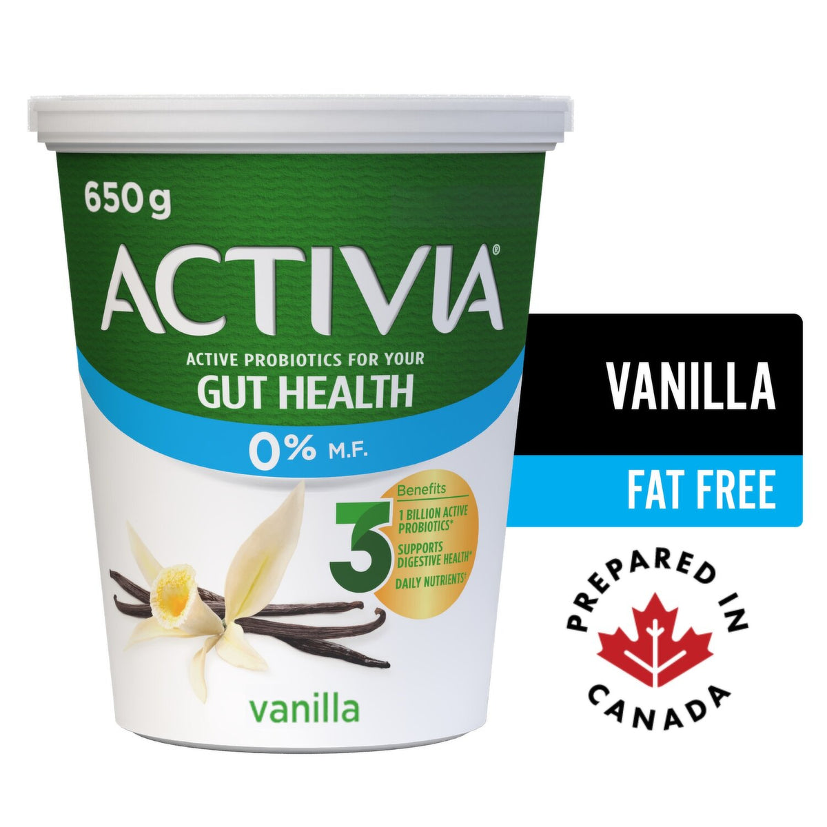 Activia Probiotic Vanilla Yogurt 650 g