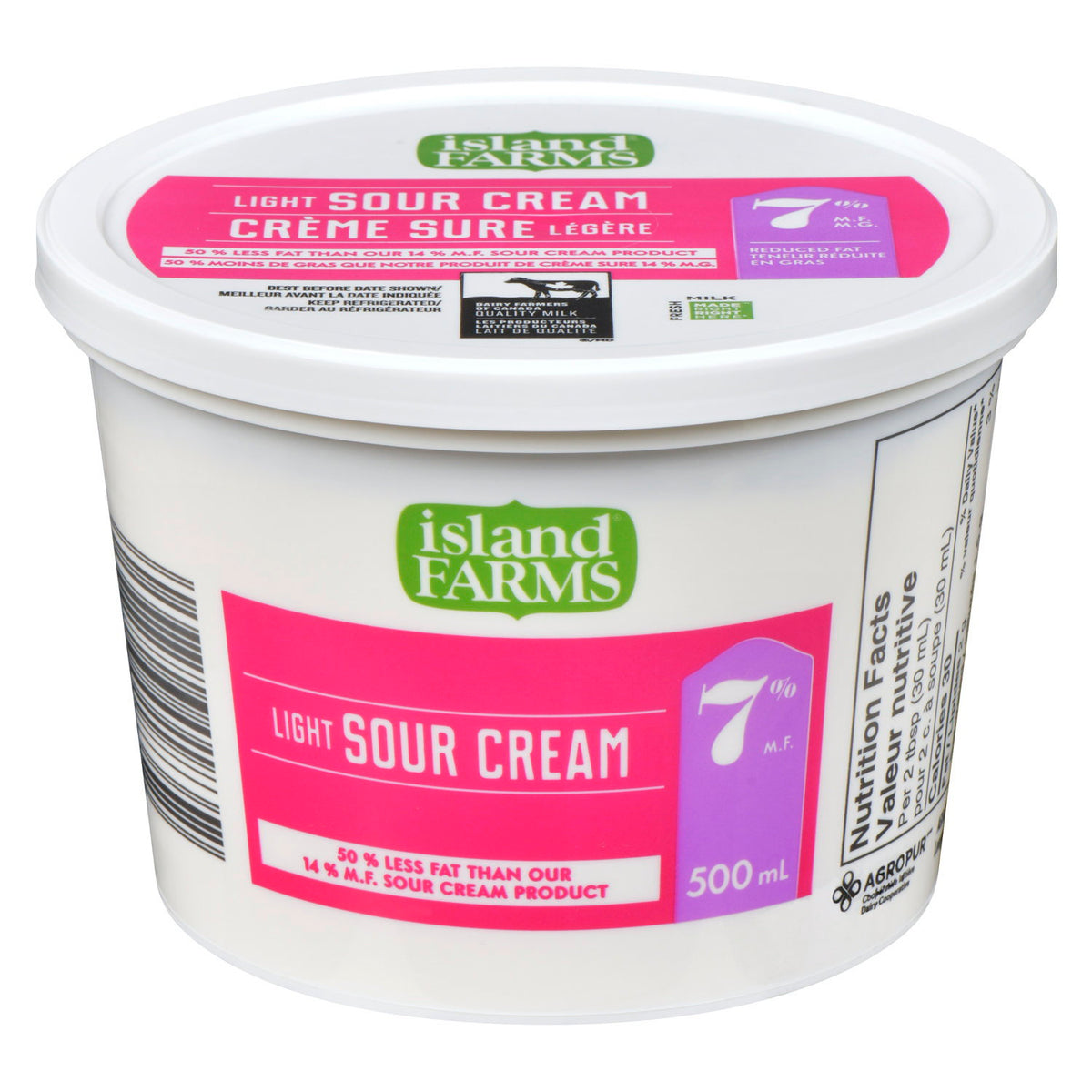 Island Farms Light Sour Cream 7%