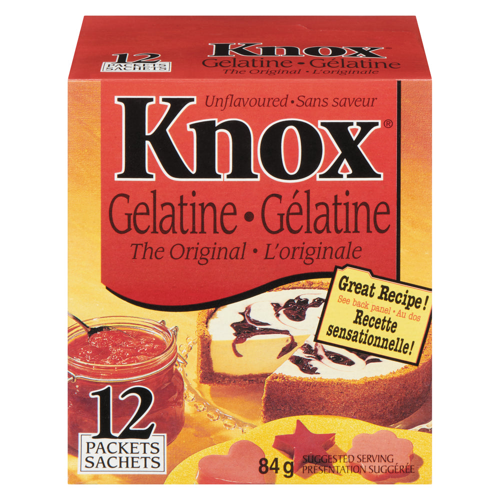 Knox Unflavoured Gelatin 12 x 7 g