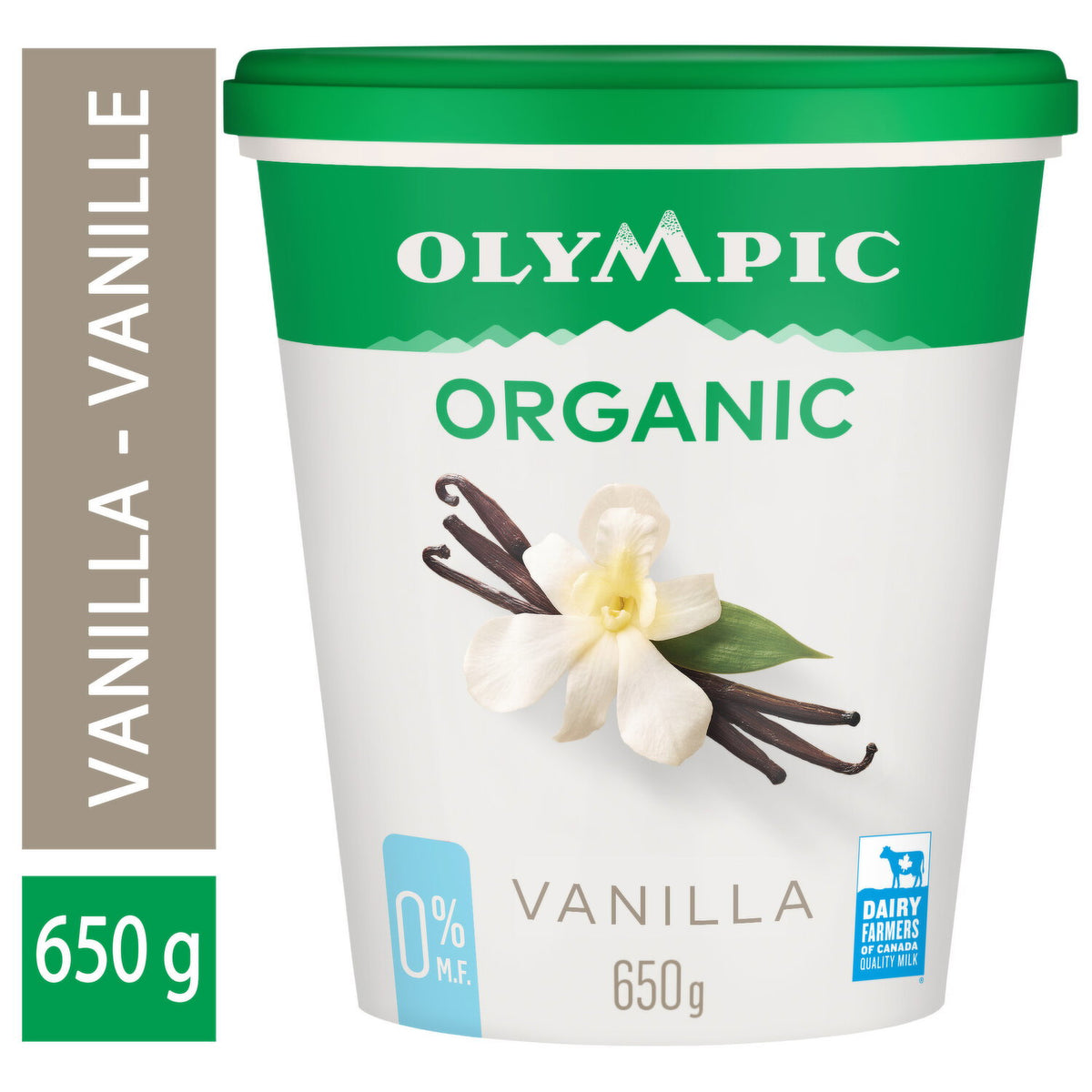 Olympic Organic Vanilla Yogurt 0%