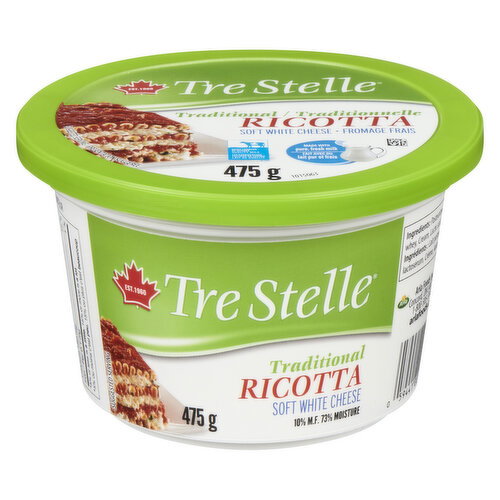 Tre Stelle Traditional Ricotta 475 g