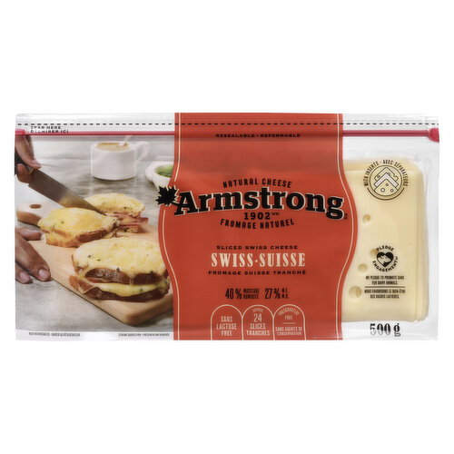 Armstrong Swiss Cheese Slices 500 g