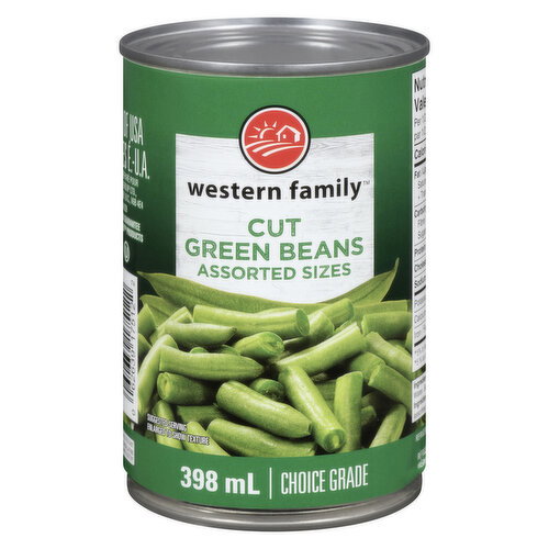 Western Family Cut Green Beans 398 mL