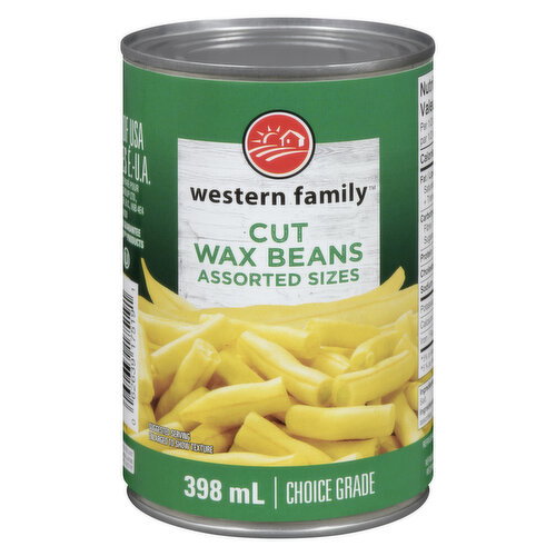 Western Family Cut Wax Beans 398 mL