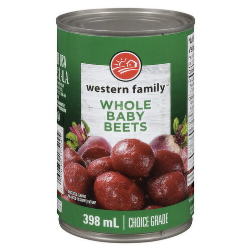 Western Family Whole Baby Beets 398 mL