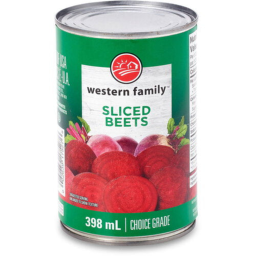Western Family Sliced Beets 398 mL