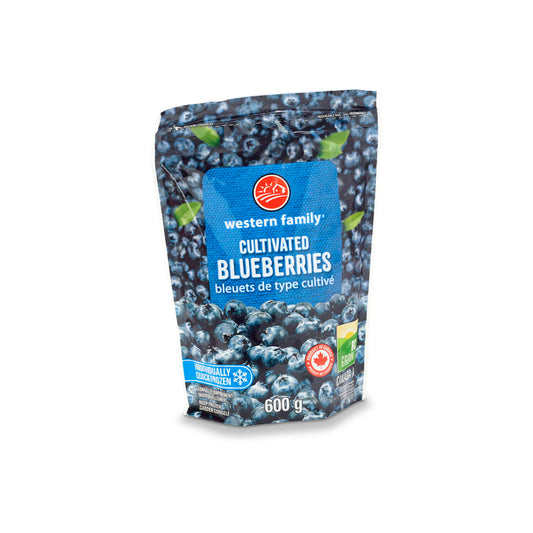 Western Family Cultivated Blueberries 600 g