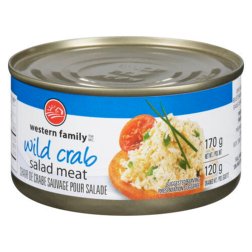 Western Family Wild Crab Salad Meat 120 g