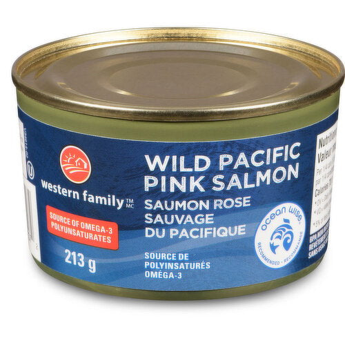 Western Family Wild Pacific Pink Salmon 213 g