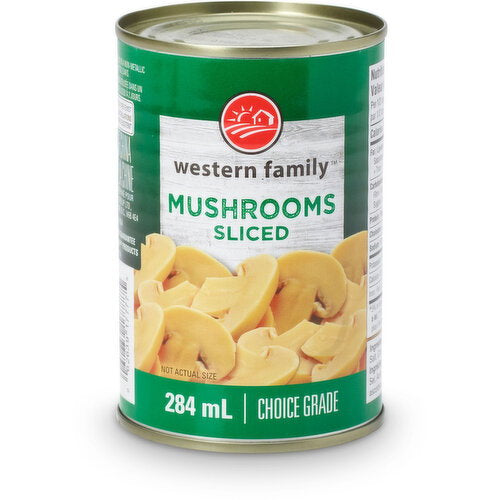 Western Family Sliced Mushrooms 284 mL