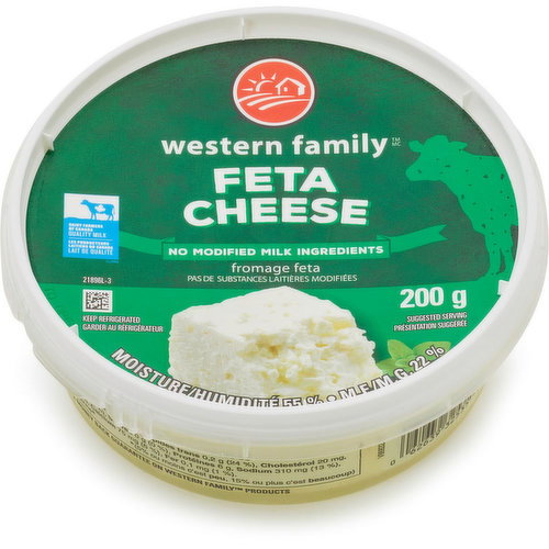 Western Family Feta Cheese 200 g