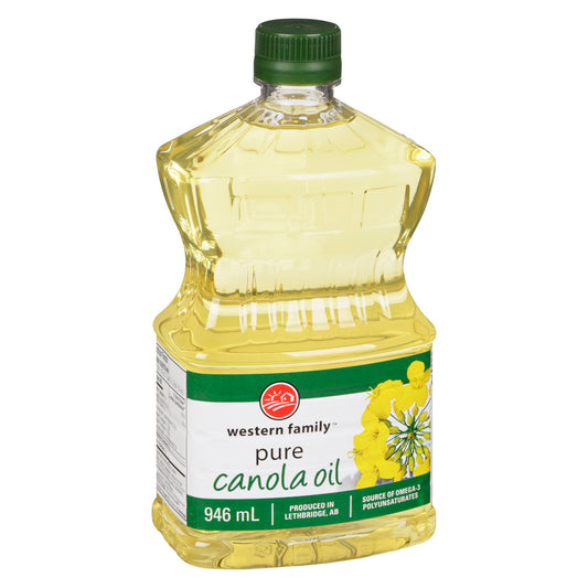 Western Family Pure Canola Oil 946 mL