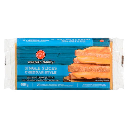 Western Family Cheddar Style Single Slices