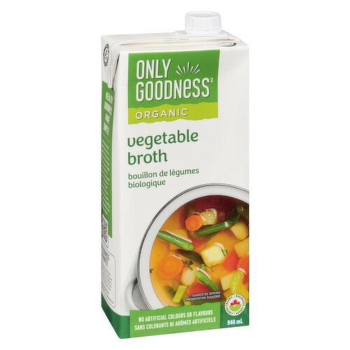 Only Goodness Organic Vegetable Broth 946 mL