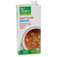 Only Goodness Organic Low Sodium Beef Broth 946 mL