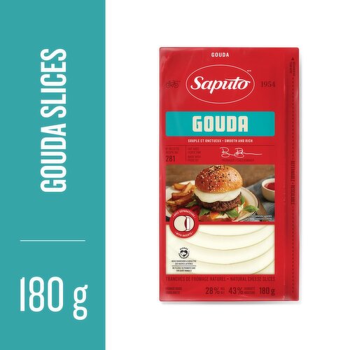 Saputo Gouda Cheese Slices 180 g