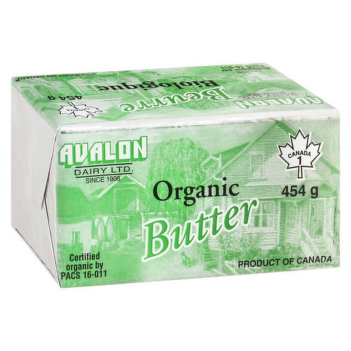 Avalon Organic Salted Butter 454 g