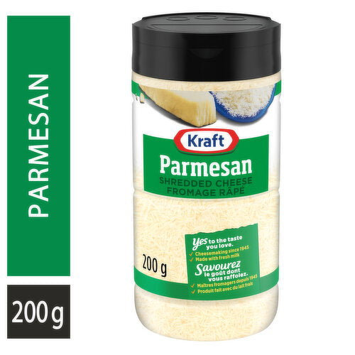 Kraft 100% Parmesan Shredded 200 g