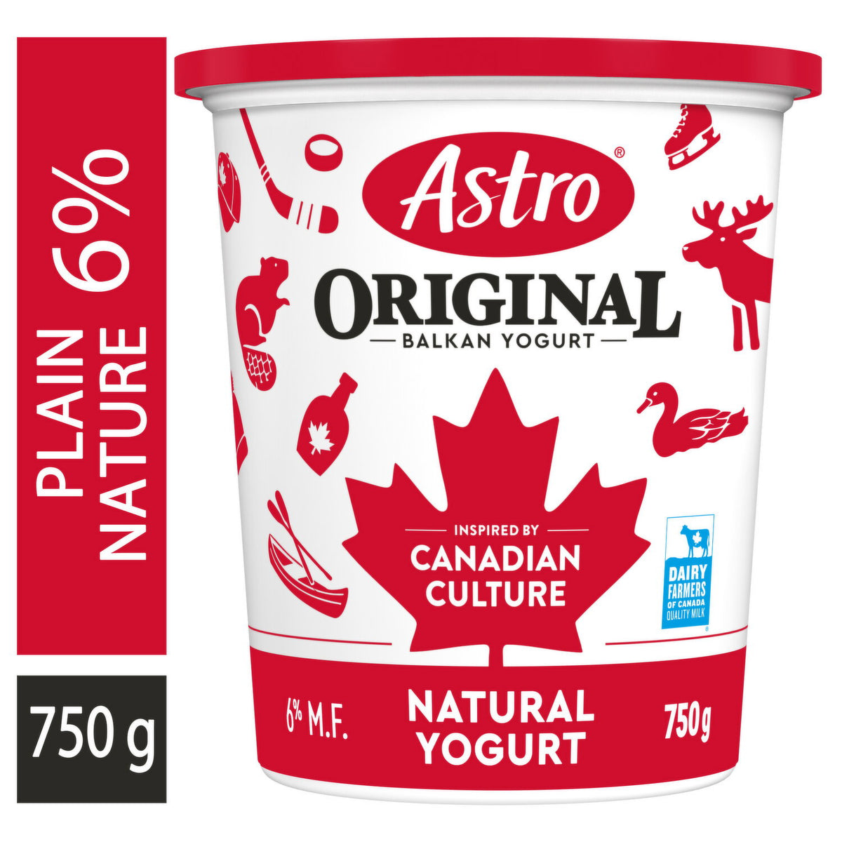 Astro Original Balkan Natural Yogurt 6% 750 g